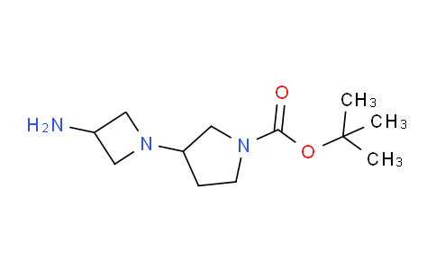 CAS No. 883547-57-7, tert-butyl 3-(3-aminoazetidin-1-yl)pyrrolidine-1-carboxylate