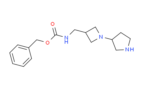 CAS No. 883547-63-5, benzyl ((1-(pyrrolidin-3-yl)azetidin-3-yl)methyl)carbamate