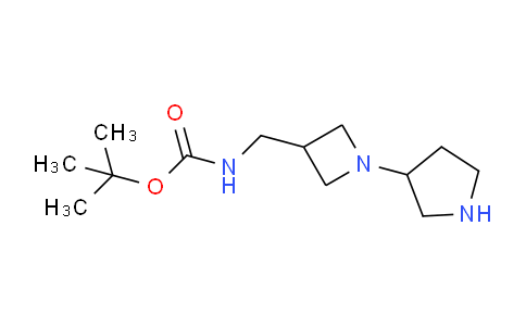 CAS No. 883547-69-1, tert-butyl ((1-(pyrrolidin-3-yl)azetidin-3-yl)methyl)carbamate