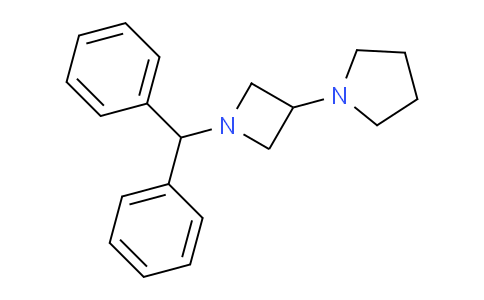 CAS No. 55438-67-0, 1-(1-benzhydrylazetidin-3-yl)pyrrolidine