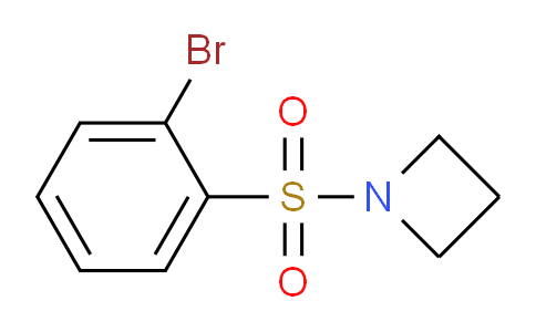 CAS No. 1359705-87-5, 1-((2-bromophenyl)sulfonyl)azetidine