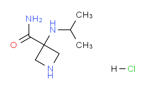 CAS No. 736994-09-5, 3-(isopropylamino)azetidine-3-carboxamide hydrochloride