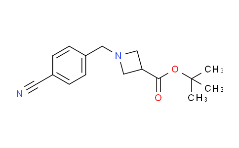 CAS No. 1236144-53-8, tert-butyl 1-(4-cyanobenzyl)azetidine-3-carboxylate