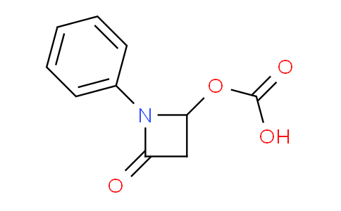CAS No. 77692-61-6, 4-oxo-1-phenylazetidin-2-yl hydrogen carbonate