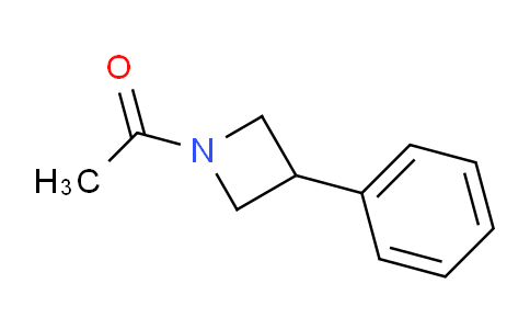 CAS No. 91132-00-2, 1-(3-phenylazetidin-1-yl)ethan-1-one