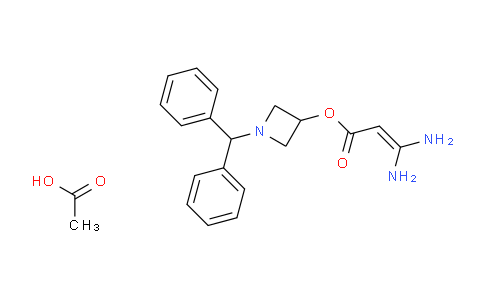 CAS No. 221906-67-8, 1-Benzhydrylazetidin-3-yl 3,3-diaminoacrylate acetate