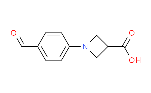 CAS No. 1355248-05-3, 1-(4-formylphenyl)azetidine-3-carboxylic acid