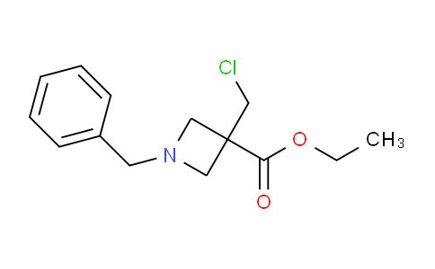 CAS No. 137266-85-4, ethyl 1-benzyl-3-(chloromethyl)azetidine-3-carboxylate