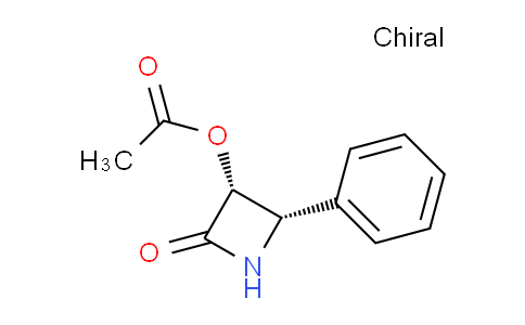 CAS No. 144790-01-2, (3R,4S)-2-oxo-4-phenylazetidin-3-yl acetate