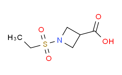 CAS No. 1219828-33-7, 1-(Ethylsulfonyl)azetidine-3-carboxylic acid