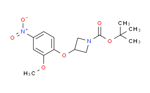 CAS No. 960401-34-7, tert-Butyl 3-(2-methoxy-4-nitrophenoxy)azetidine-1-carboxylate