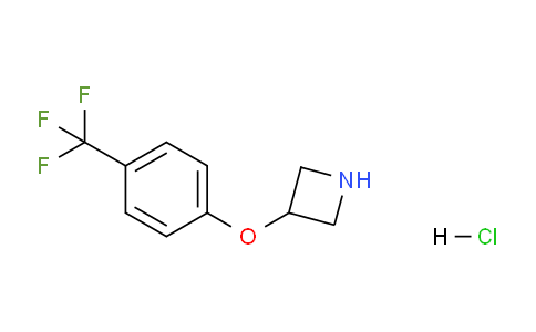 CAS No. 1236862-38-6, 3-(4-(trifluoromethyl)phenoxy)azetidine hydrochloride