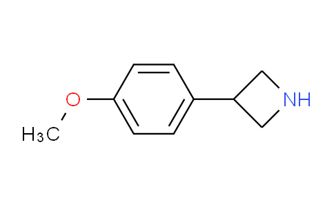 CAS No. 7215-07-8, 3-(4-methoxyphenyl)azetidine