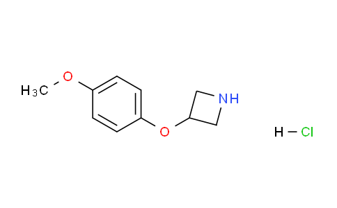 CAS No. 1236862-34-2, 3-(4-methoxyphenoxy)azetidine hydrochloride