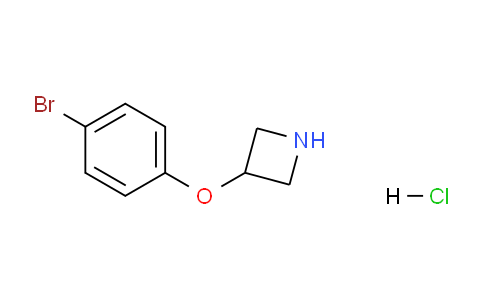 CAS No. 1380571-76-5, 3-(4-Bromophenoxy)azetidine hydrochloride