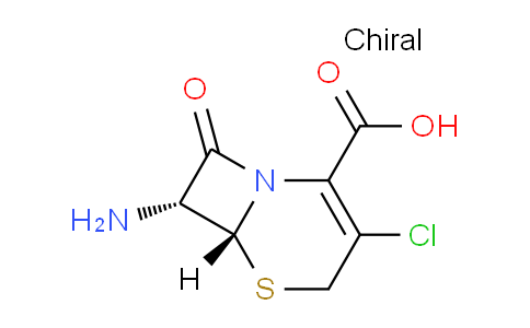 CAS No. 53994-69-7, (6R,7R)-7-Amino-3-chloro-8-oxo-5-thia-1-azabicyclo[4.2.0]oct-2-ene-2-carboxylic acid
