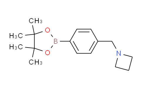 CAS No. 1036990-23-4, 1-(4-(4,4,5,5-Tetramethyl-1,3,2-dioxaborolan-2-yl)benzyl)azetidine