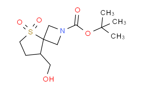 CAS No. 1373029-18-5, tert-Butyl 8-(hydroxymethyl)-5-thia-2-azaspiro[3.4]octane-2-carboxylate 5,5-dioxide