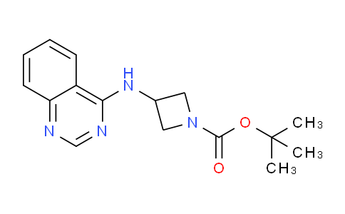 CAS No. 1389315-00-7, tert-Butyl 3-(quinazolin-4-ylamino)azetidine-1-carboxylate