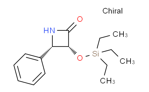 CAS No. 149140-54-5, (3R,4S)-3-[(Triethylsilyl)oxy]-4-phenyl-2-azetidinone