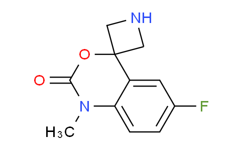 CAS No. 1563182-62-6, 6'-Fluoro-1'-methylspiro[azetidine-3,4'-benzo[d][1,3]oxazin]-2'(1'H)-one