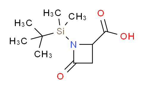 CAS No. 82938-50-9, 1-(tert-Butyldimethylsilyl)-4-oxoazetidine-2-carboxylic acid