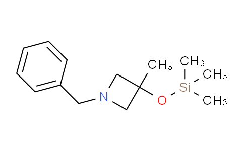 CAS No. 919357-57-6, 1-Benzyl-3-methyl-3-((trimethylsilyl)oxy)azetidine