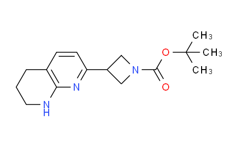 CAS No. 1416440-24-8, tert-Butyl 3-(5,6,7,8-tetrahydro-1,8-naphthyridin-2-yl)azetidine-1-carboxylate