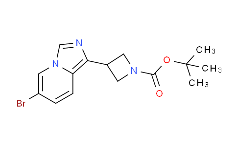 CAS No. 1330765-09-7, tert-Butyl 3-(6-bromoimidazo[1,5-a]pyridin-1-yl)azetidine-1-carboxylate