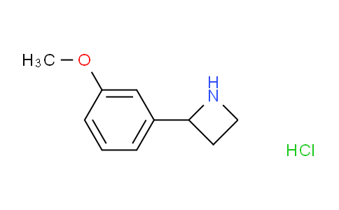 CAS No. 1956317-94-4, 2-(3-Methoxyphenyl)azetidine hydrochloride
