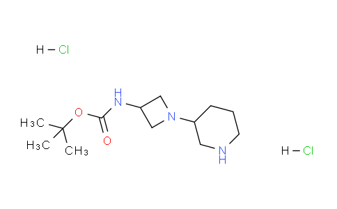 CAS No. 1956309-71-9, tert-Butyl (1-(piperidin-3-yl)azetidin-3-yl)carbamate dihydrochloride