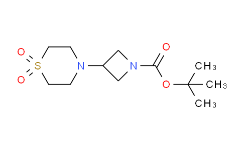 CAS No. 1257293-65-4, tert-Butyl 3-(1,1-dioxidothiomorpholino)azetidine-1-carboxylate
