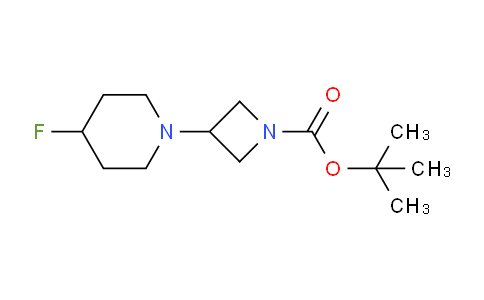 CAS No. 1257293-82-5, tert-Butyl 3-(4-fluoro-1-piperidyl)azetidine-1-carboxylate
