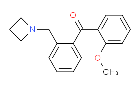 CAS No. 898754-35-3, (2-(Azetidin-1-ylmethyl)phenyl)(2-methoxyphenyl)methanone