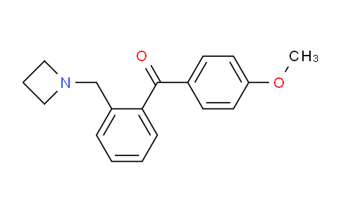 CAS No. 898754-41-1, (2-(Azetidin-1-ylmethyl)phenyl)(4-methoxyphenyl)methanone