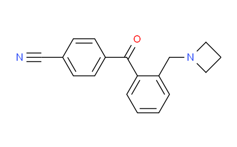 CAS No. 898754-50-2, 4-(2-(Azetidin-1-ylmethyl)benzoyl)benzonitrile