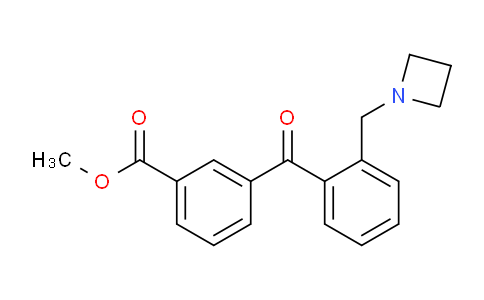 CAS No. 898754-56-8, Methyl 3-(2-(azetidin-1-ylmethyl)benzoyl)benzoate