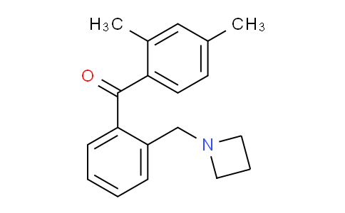 CAS No. 898754-87-5, (2-(Azetidin-1-ylmethyl)phenyl)(2,4-dimethylphenyl)methanone