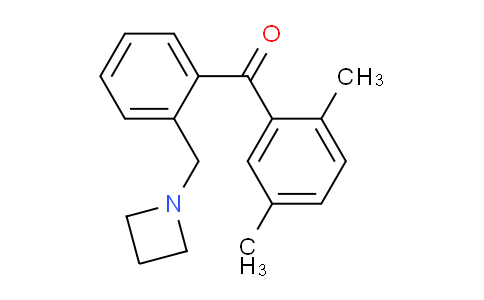 CAS No. 898754-89-7, (2-(Azetidin-1-ylmethyl)phenyl)(2,5-dimethylphenyl)methanone