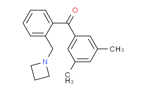 CAS No. 898754-95-5, (2-(Azetidin-1-ylmethyl)phenyl)(3,5-dimethylphenyl)methanone