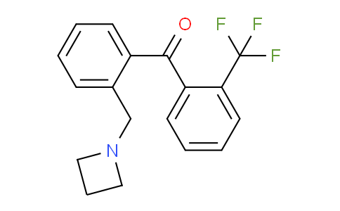 CAS No. 898755-07-2, (2-(Azetidin-1-ylmethyl)phenyl)(2-(trifluoromethyl)phenyl)methanone