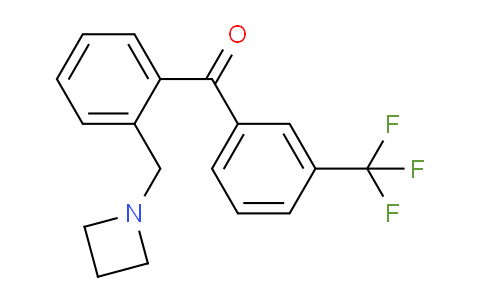 CAS No. 898755-09-4, (2-(Azetidin-1-ylmethyl)phenyl)(3-(trifluoromethyl)phenyl)methanone