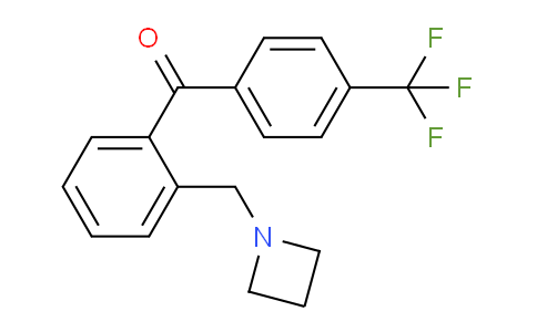 CAS No. 898755-11-8, (2-(Azetidin-1-ylmethyl)phenyl)(4-(trifluoromethyl)phenyl)methanone