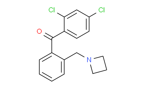 CAS No. 898755-23-2, (2-(Azetidin-1-ylmethyl)phenyl)(2,4-dichlorophenyl)methanone