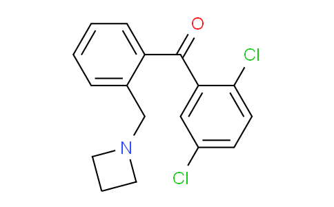 CAS No. 898755-25-4, (2-(Azetidin-1-ylmethyl)phenyl)(2,5-dichlorophenyl)methanone