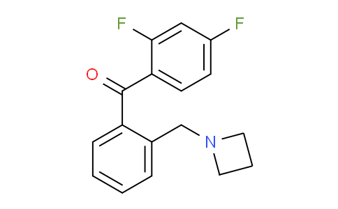 CAS No. 898755-31-2, (2-(Azetidin-1-ylmethyl)phenyl)(2,4-difluorophenyl)methanone