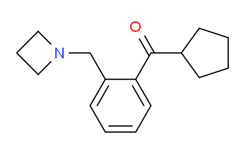 CAS No. 898755-47-0, (2-(Azetidin-1-ylmethyl)phenyl)(cyclopentyl)methanone
