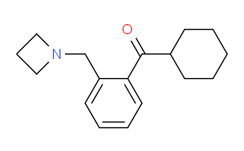 CAS No. 898755-50-5, (2-(Azetidin-1-ylmethyl)phenyl)(cyclohexyl)methanone