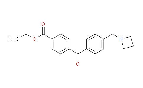 CAS No. 898756-31-5, Ethyl 4-(4-(azetidin-1-ylmethyl)benzoyl)benzoate