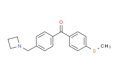 MC719165 | 898756-37-1 | (4-(Azetidin-1-ylmethyl)phenyl)(4-(methylthio)phenyl)methanone